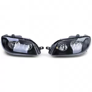 Headlights black right left for Fiat Punto 03-05-image-6337322