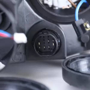 Headlights black right left for Fiat Punto 03-05-image-6337326