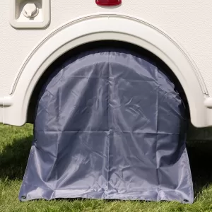 2x Radschutzhülle XL Radabdeckung für Wohnwagen Wohnmobile Camper bis 17 Zoll-image-6337344