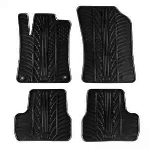 image-42-Rubber Car Mats Gledring 0123 suitable for Citroen C3 2010-2015 5D / DS3 2009-2019 Black 4 pieces