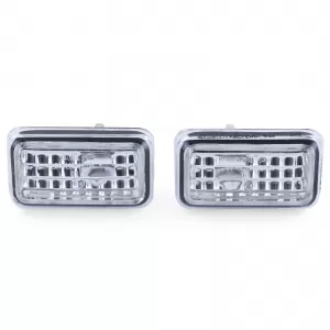 Clear glass side indicator chrome for Audi 80 90 100 A6 C4 200 V8-image-6337709