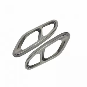 Muffler Tips Chrome A Design Look Suitable for Mercedes-Benz W212 FL W166 C292 W117 W205 X253 W253 2 Pcs-image-6337736