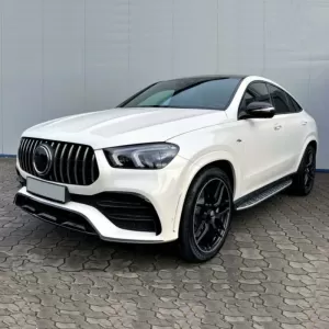 Front Bumper Side Flaps suitable for Mercedes-Benz GLE W167 Coupe 2019+ With A Design Bumper Glossy Black 2 Pieces-image-6337747
