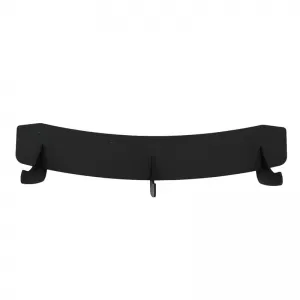 Rear Bumper Diffuser suitable for VW Scirocco 09-17 R Version Gloss Black 3 Bars-image-6337764