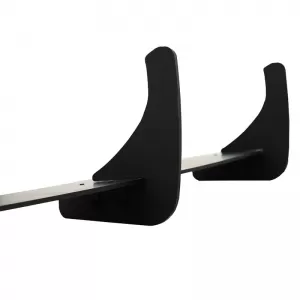 Rear Bumper Diffuser suitable for VW Scirocco 09-17 R Version Gloss Black 3 Bars-image-6337767