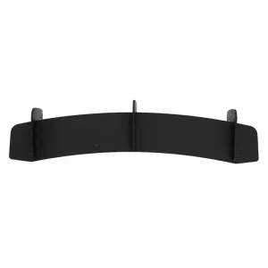 Rear Bumper Diffuser suitable for VW Scirocco 09-17 R Version Gloss Black 3 Bars-image-6337770