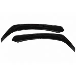 Front Bumper Splitters suitable for Mercedes-Benz CLA W117 Facelift 16-18 with A Design Line Bumper Piano Black 8 Pieces-image-6337806