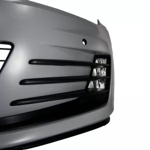 Front Bumper suitable for VW Golf VII (7) 13-17 GTI Look Set With Grille & Led Fog Lights