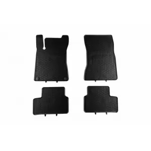 image-61-Rubber Car Mats Geyer & Hosaja suitable for Mercedes A Class W177, B Class W247 after 2018, CLA C118, GLA H247 after 2019, 4 Pieces, Black 905/4C