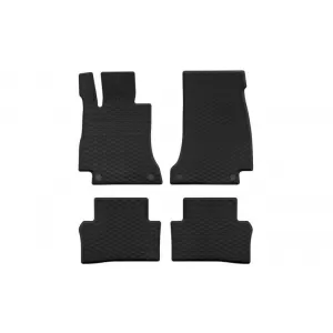 Rubber Car Mats Geyer & Hosaja suitable for Mercedes CLS C257 2018-2023 E Class W213 Sedan Wagon 2016-2023 4 Piece Black 913/4C - CGRFMM6044861