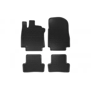Rubber Car Mats Geyer & Hosaja suitable for Renault Clio 2012-2019 / Captur I 2013-2019 4 Pieces Black 873/4C - CGRFMR6044862
