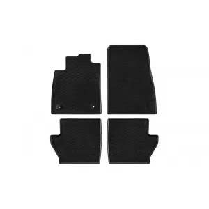 Rubber Car Mats Geyer & Hosaja suitable for Ford Fiesta 2017-2023, Puma 2019+ 4 Pieces Black 888/4C - CGRFMF6044864