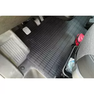 Rubber Car Mats Geyer & Hosaja suitable for Citroen Jumper, Peugeot Boxer, Fiat Ducato After 2006 1 Piece, Black 846/1C-image-6338284