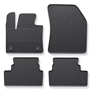 Rubber Car Mats Geyer & Hosaja suitable for Citroen C5 Aircross 2017+, Peugeot 3008 2016-2024, Opel Grandland X 2017-2024, 4 Pieces, Black 920/4C-image-6338295