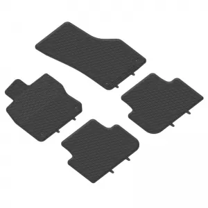 Rubber Car Mats Geyer & Hosaja suitable for VW Golf VIII 8 20+ Kombi / Seat Leon 20+ Sportstourer / Skoda Octavia IV 20+ 4 Pieces, Black 921/4C - CGRFMS6044874