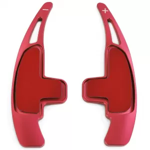 Paddle shifter extension aluminum red for Mercedes AMG A45 W176 C63 W204 E63 W212-image-6338021