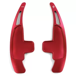 Paddle shifter extension aluminum red for Mercedes AMG A45 W176 C63 W204 E63 W212-image-6338022