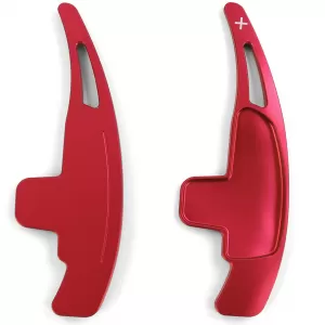 Paddle shifter extension aluminum red for Mercedes AMG A45 W176 C63 W204 E63 W212-image-6338025