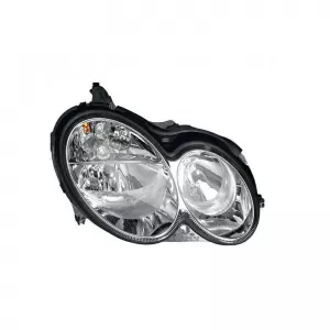 Headlight Right Suitable for Mercedes-Benz CLK W209 03-10 Chrome H7/H7 With Pneumatic Motor Depo - CGRHM6044892