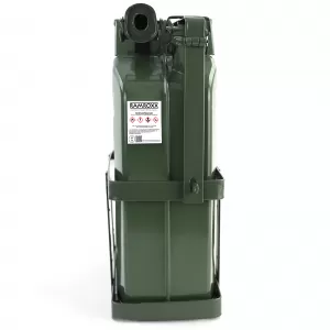 20L Metallkanister für Benzin und Diesel mit Auslauf und Halterung in Grün-image-6338334