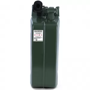 2x 20L Metallkanister für Kraftstoff Benzin Diesel Reserve mit Auslauf grün-image-6338382