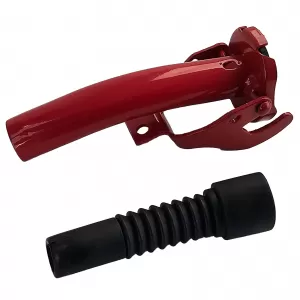 5x 20L Rezervă Metalică Canistră Combustibil Benzină Motorină cu Furtun Roșu-image-6338492