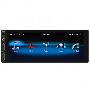 Universal Android 1DIN Navigation, 6.86 Inch, 2Gb RAM, 64Gb storage, Bluetooth, WiFi, Waze, YouTube - NAVCAAR6044933