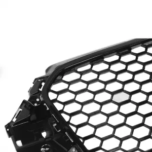 Front Grille suitable for Audi A3 12-16 RS3 Look Honeycomb Glossy Black 1 Pc-image-6338839