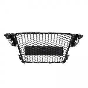 Front Grille suitable for Audi A5 8T 07-11 RS5 Look Honeycomb Glossy Black 1 Pc