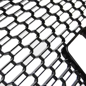 Front Grille suitable for Audi A3 16-20 RS3 Look Honeycomb Glossy Black 1 Pc-image-6338850