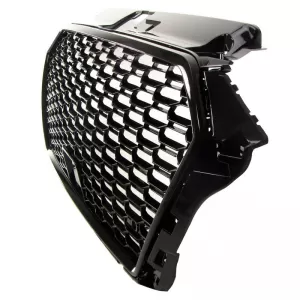 Front Grille suitable for Audi A3 16-20 RS3 Look Honeycomb Glossy Black 1 Pc-image-6338852