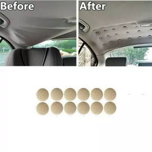 Car Upholstery Repair Kit Buckles 12 Pieces Beige-image-6338860