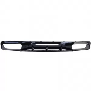 Sport rear diffuser with black tailpipes fits Mercedes CLS C218 2014-2017-image-6338882