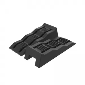 Vehicle lifting ramps with resistance up to 2500kg with 3 different heights, plastic, black, 6 pieces.