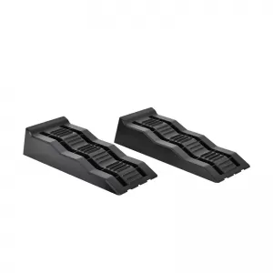 Vehicle lifting ramps with resistance up to 2500kg with 3 different heights, plastic, black, 6 pieces.