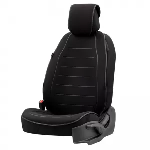 Perna de șezut potrivită pentru Otom Active Line Fabric Lacoste Embossed Black ACTL-101 1 bucată-image-6339029