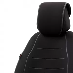 Perna de șezut potrivită pentru Otom Active Line Fabric Lacoste Embossed Black ACTL-101 1 bucată-image-6339030