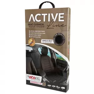 Perna de șezut potrivită pentru Otom Active Line Fabric Lacoste Embossed Black ACTL-101 1 bucată-image-6339033