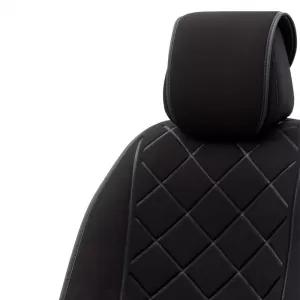 Perna de șezut potrivită pentru Otom Active Pro Fabric Lacoste Embossed Black ACTP-101 1 bucată-image-6339037