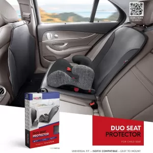 Seat & Back Protector Set Otom Duo Seat Protector Cover Protect Car Upholstery Suitable for The Use of Baby Seats BSP-102 2 Pieces