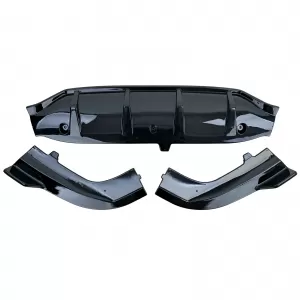 Difuzor spate lucios negru, potrivit pentru Mercedes GLC X254 SUV din 2022-image-6339123