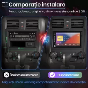 Universal 2DIN 7 inch Carplay and Android Auto Player + REVERSE CAMERA GIFT