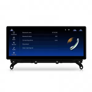 Navigation suitable for BMW X3 F25 X4 F26 (2010-2018), Linux OS OEM, CIC variant, CarPlay Android Auto Wireless, MirrorLink, AHD Camera, 12.3 Inch