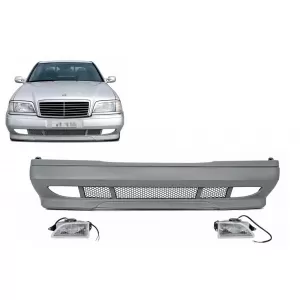Front bumper suitable for Mercedes C-Class W202 Sedan S202 Station Wagon (06.1993-1997)