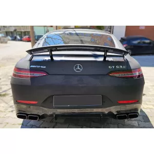 A Design black exhaust tips type GLE63 suitable for Mercedes GLE W167, GLS X167 after 2019, GLE Coupe C167 after 2020, A Design GT X290 after 2018