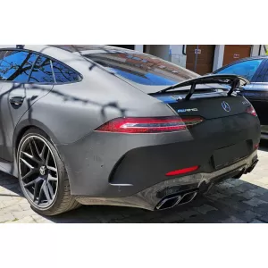 A Design black exhaust tips type GLE63 suitable for Mercedes GLE W167, GLS X167 after 2019, GLE Coupe C167 after 2020, A Design GT X290 after 2018