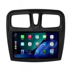 Dedicated Navigation suitable for Dacia Logan (2012 - 2020), QuadCore, 9 Inch, 4Gb Ram, 64Gb Storage, Android Auto, Carplay