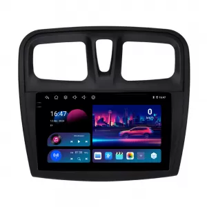 Dedicated Navigation suitable for Dacia Logan (2012 - 2020), QuadCore, 9 Inch, 4Gb Ram, 64Gb Storage, Android Auto, Carplay