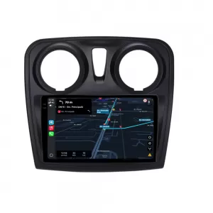 Dedicated Navigation suitable for Dacia Logan (2012 - 2020), QuadCore, 9 Inch, 4Gb Ram, 64Gb Storage, Android Auto, Carplay