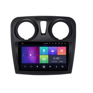 Dedicated Navigation suitable for Dacia Logan (2012 - 2020), QuadCore, 9 Inch, 4Gb Ram, 64Gb Storage, Android Auto, Carplay